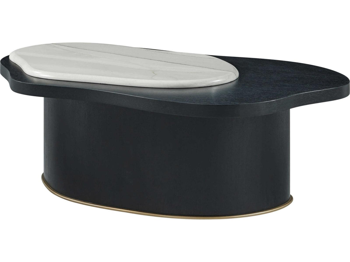 Ta Originals Marble Black Lacquer Coffee Table