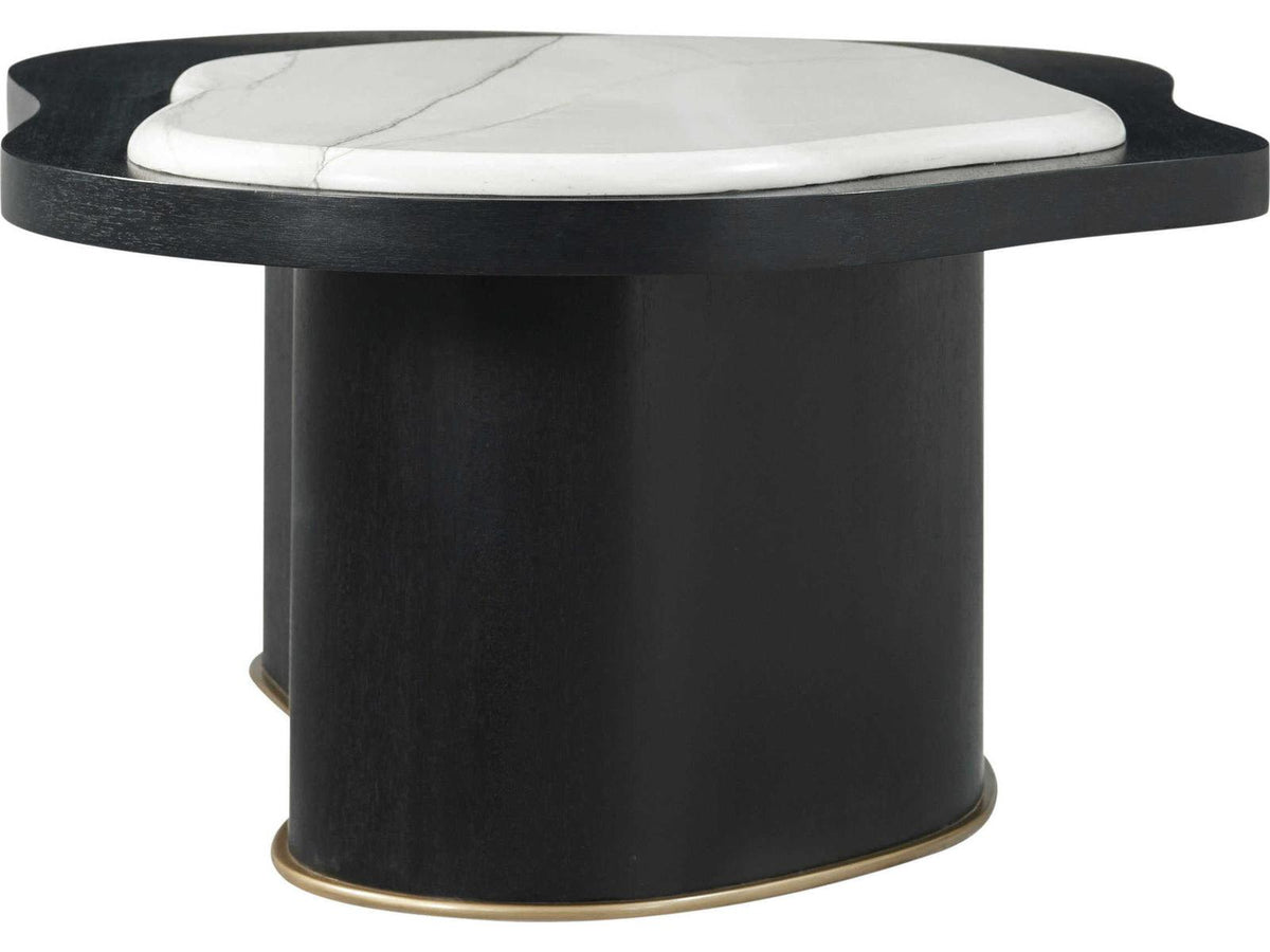 Ta Originals Marble Black Lacquer Coffee Table