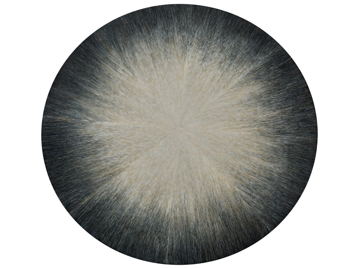 Panos Round 54-Inch Dining Table in Filament Finish