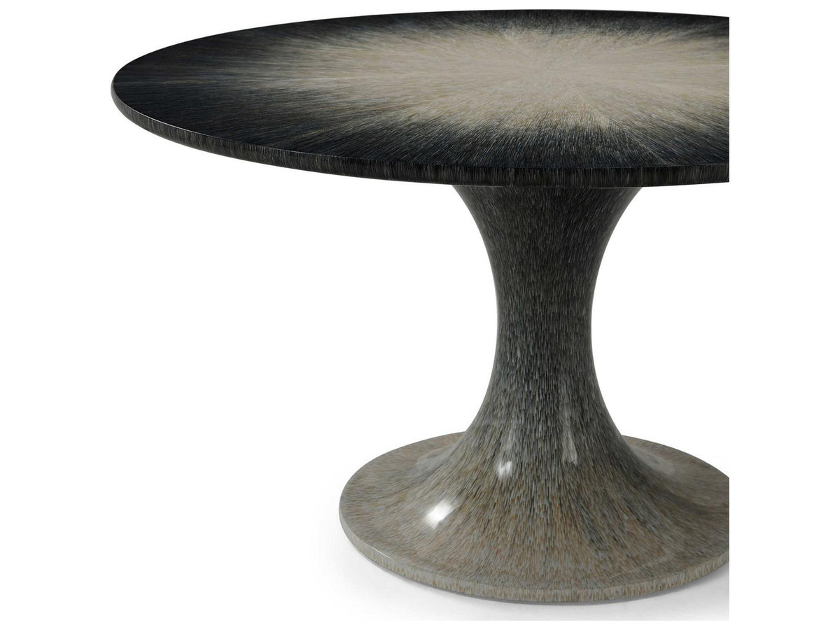 Panos Round 54-Inch Dining Table in Filament Finish