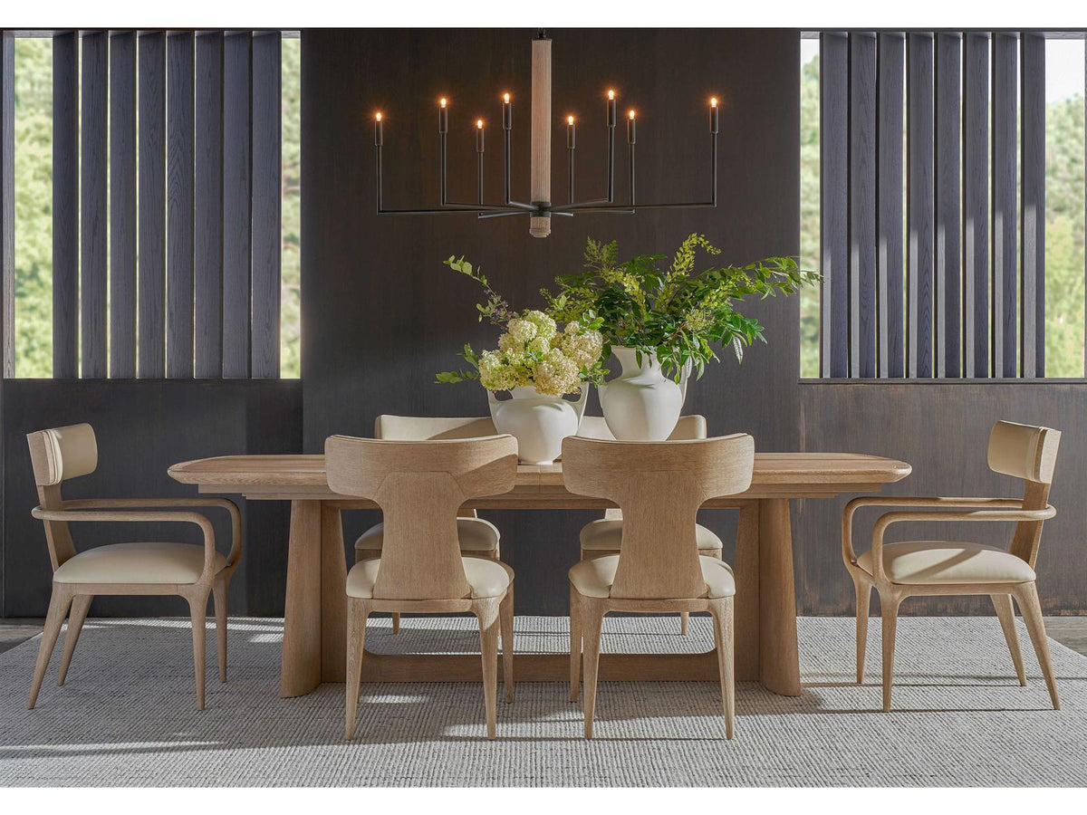 Repose 134-Inch Rectangle Extension Dining Table in Grey Oak