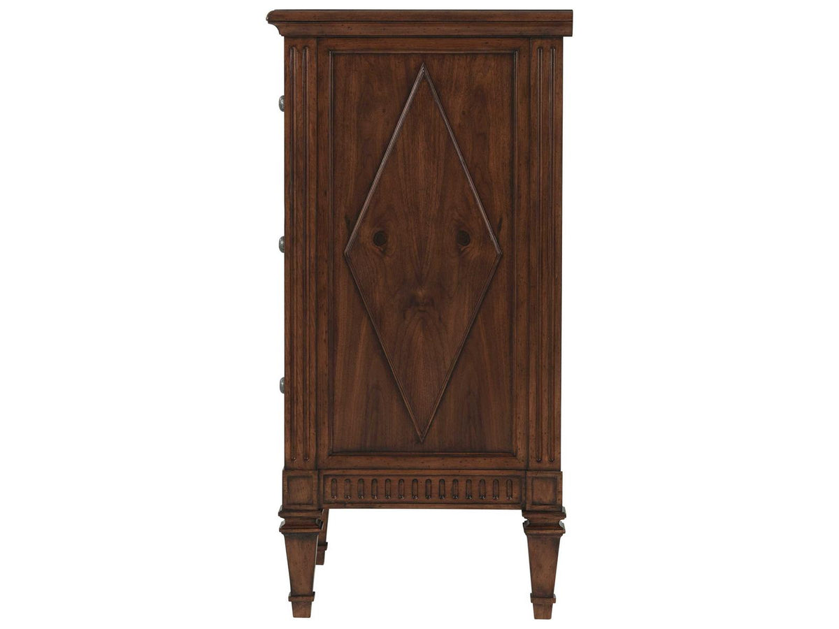 The Laurent 9-Drawer Triple Dresser in Avesta Finish