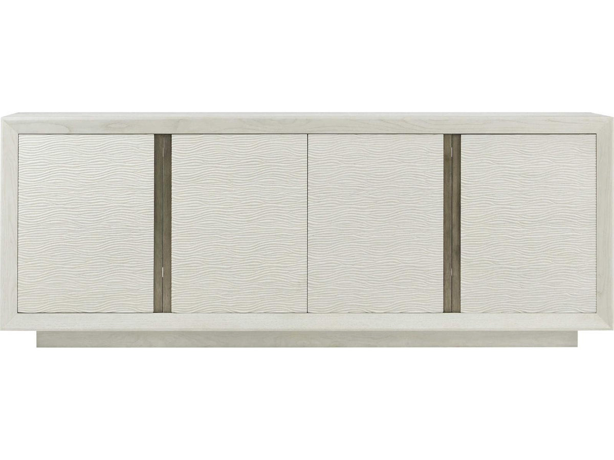 Essence 90-Inch Solid Wood Media Console in Opal Finish