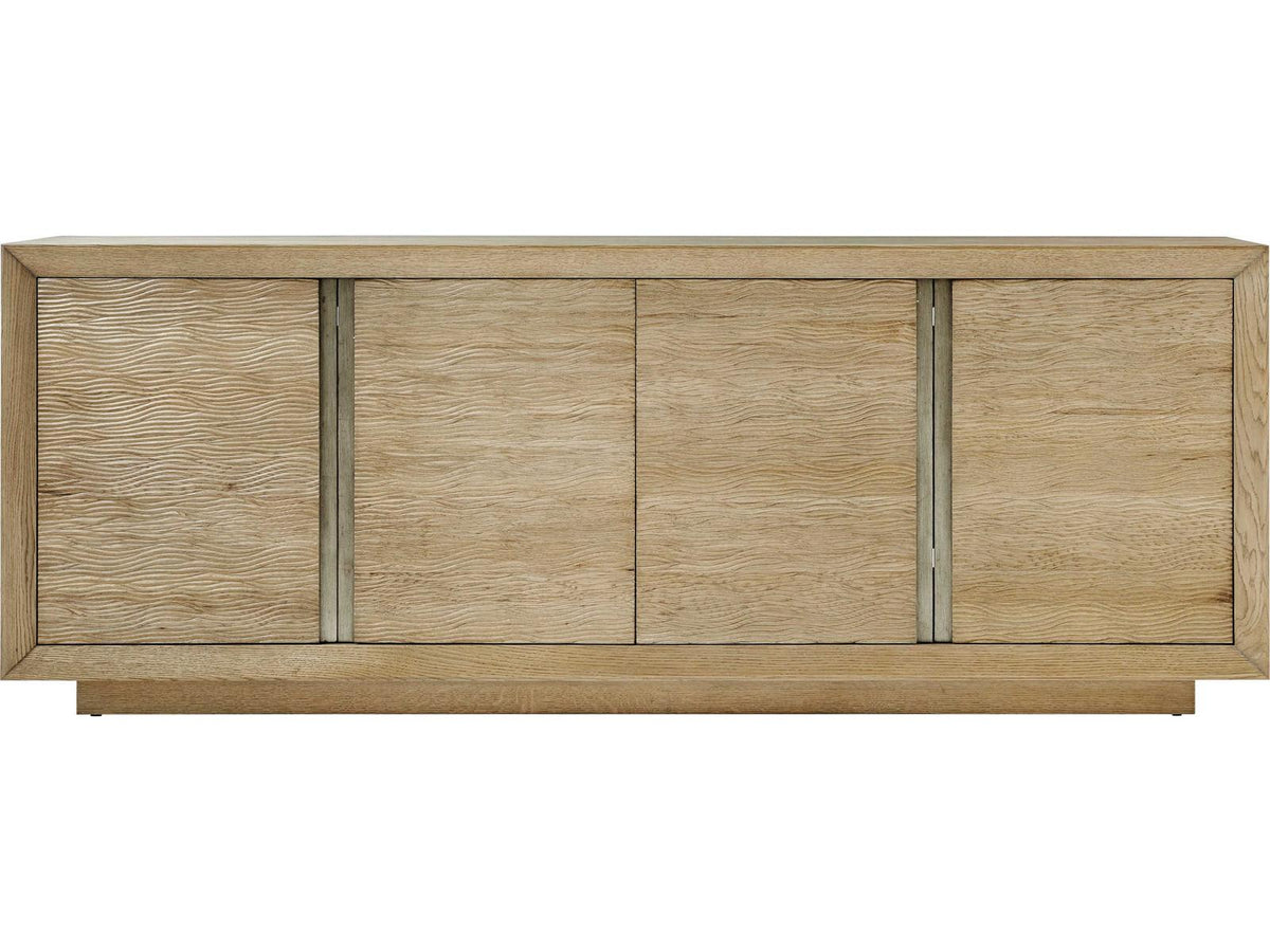 Essence 90-Inch 4-Door Media Cabinet in Blonde