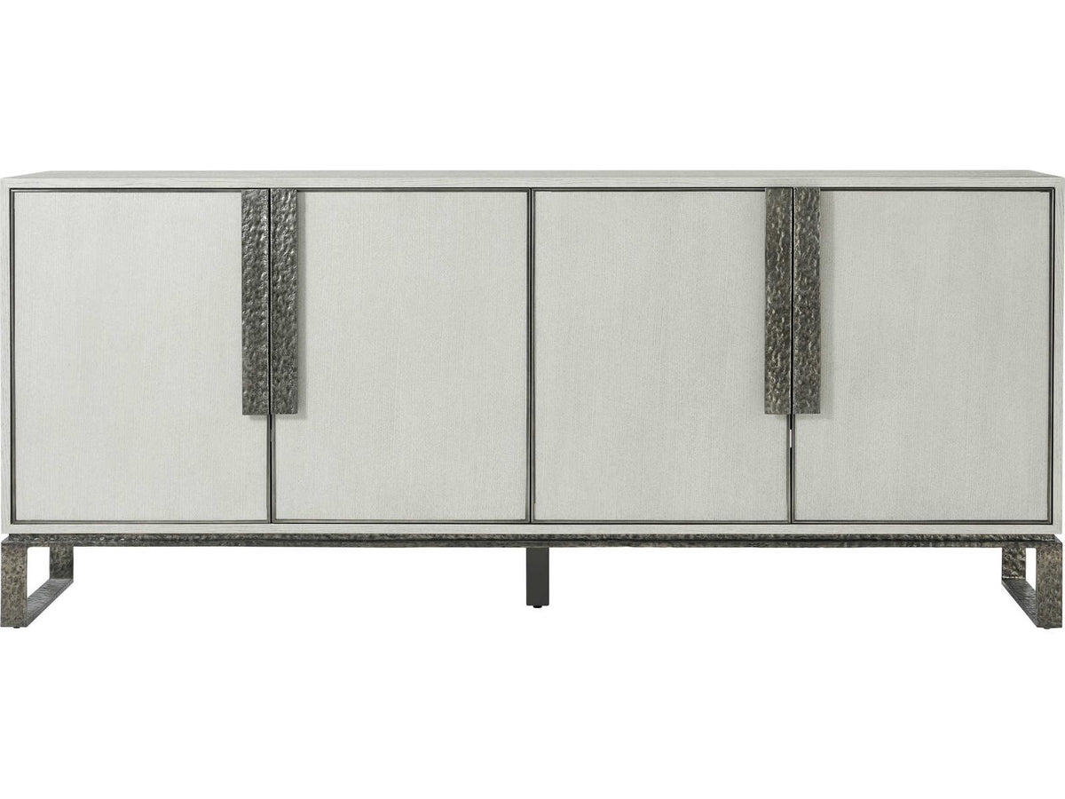 Essence Media Cabinet in Opal Finish