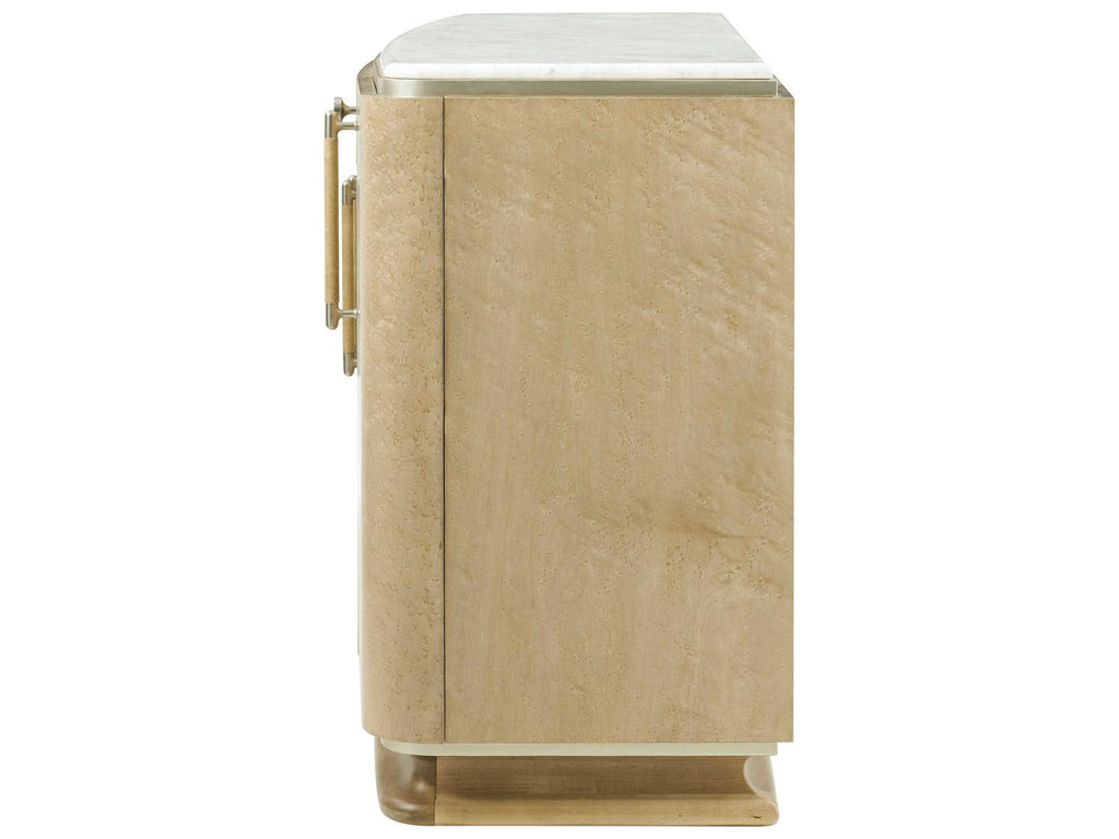Origins Buffet II in Sesame Finish with Marble Top
