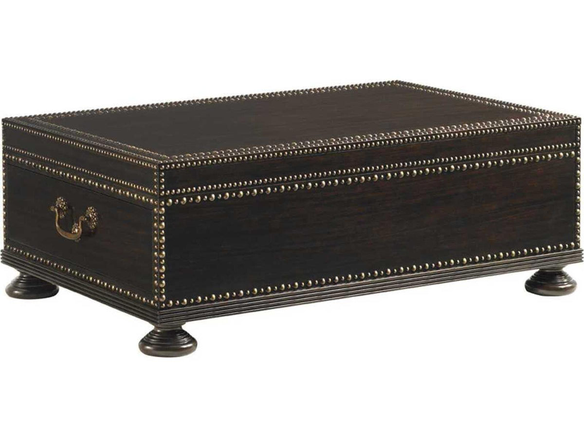 Royal Kahala Sunset Cay Rectangle Coffee Table in Tobacco Brown Mahogany