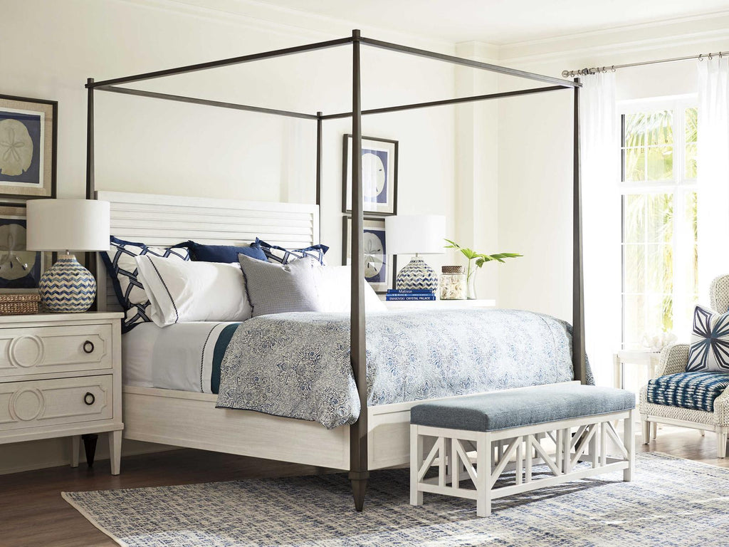 Ocean Breeze Coral Gables California King Poster Bed