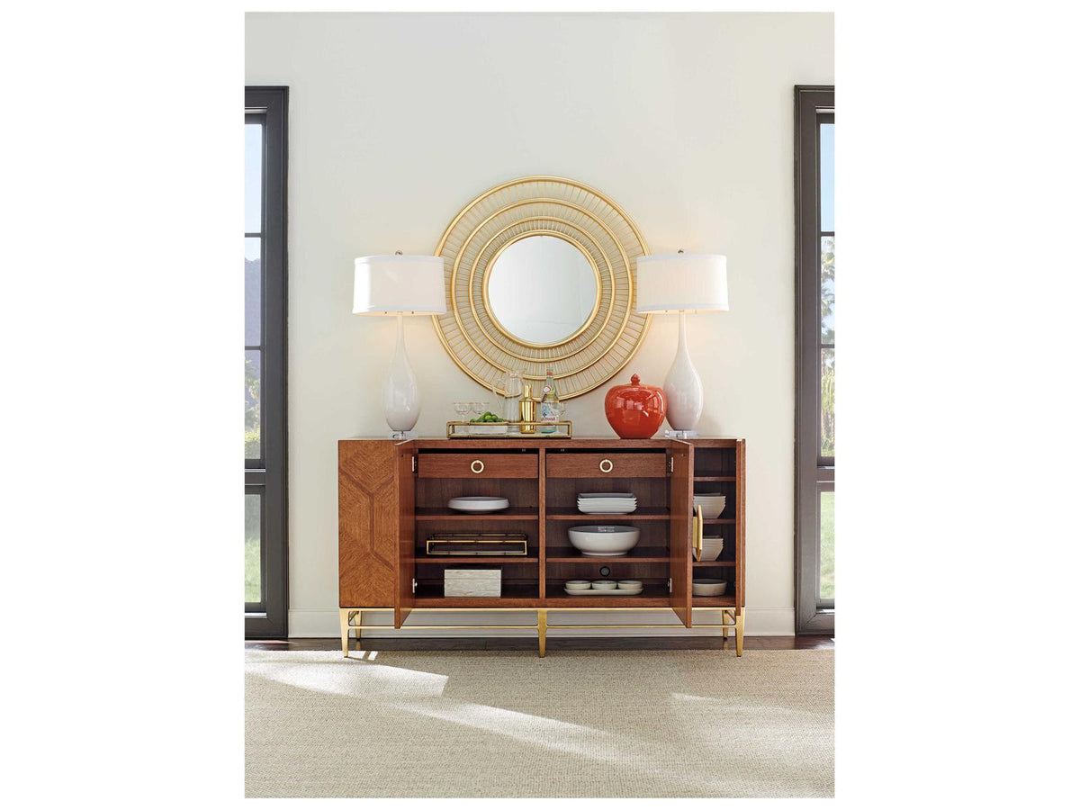 Palm Desert 71-Inch Sideboard in Sierra Tan Finish