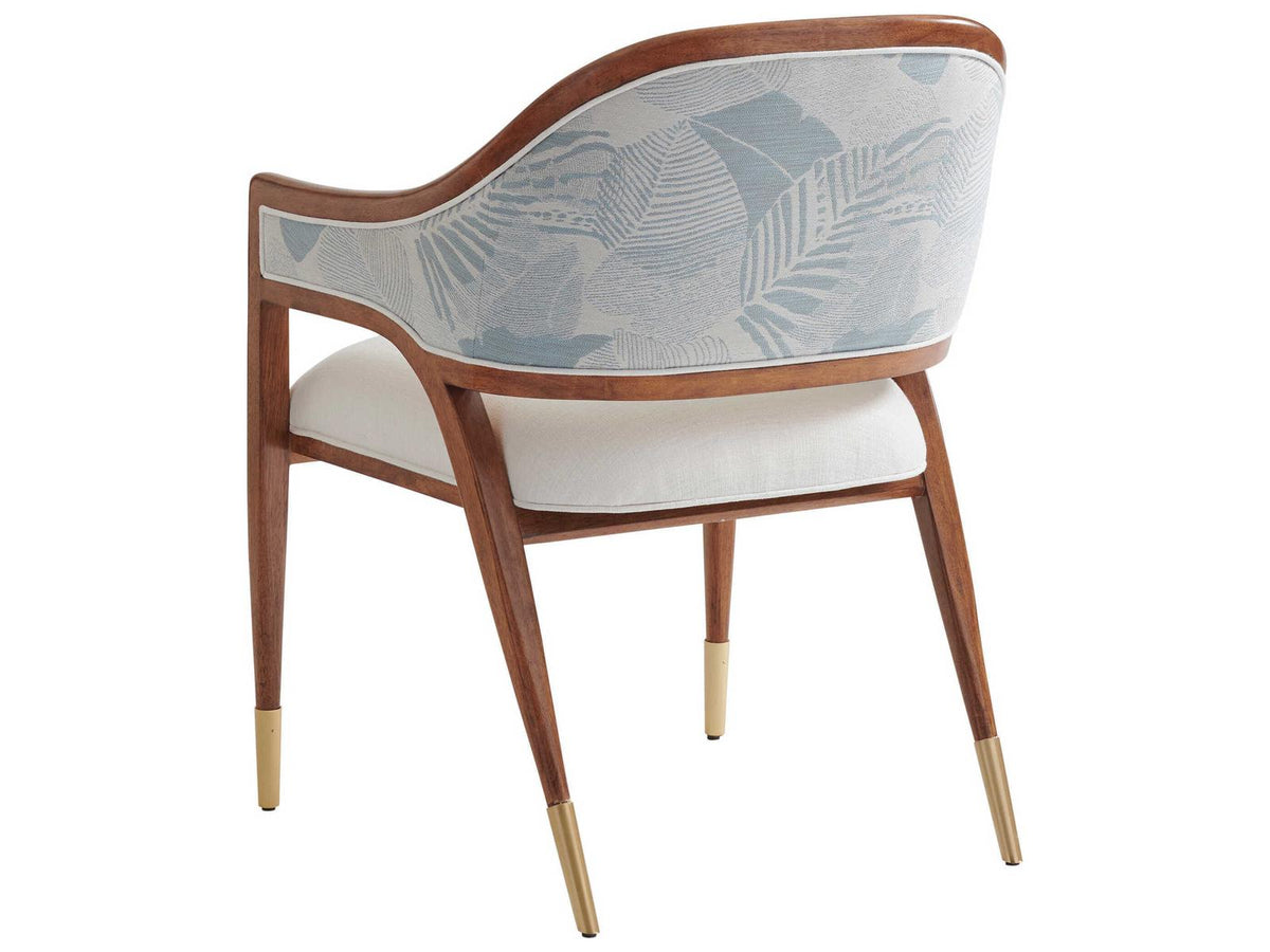 Palm Desert Jameson Upholstered Dining Armchair in Winter White