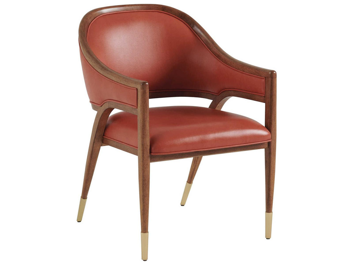 Palm Desert Jameson Leather Dining Arm Chair