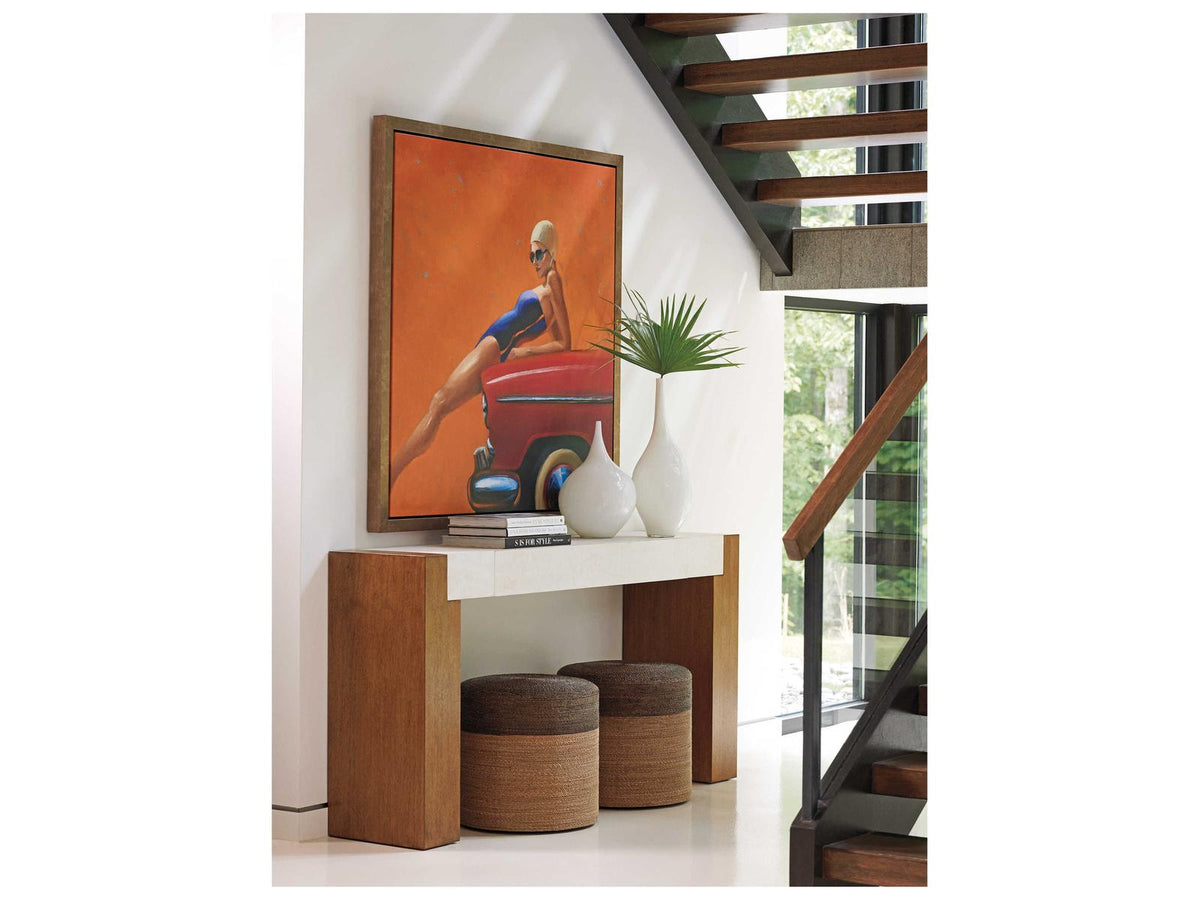 Palm Desert Eldorado Console Table in Sundrenched Sierra Tan