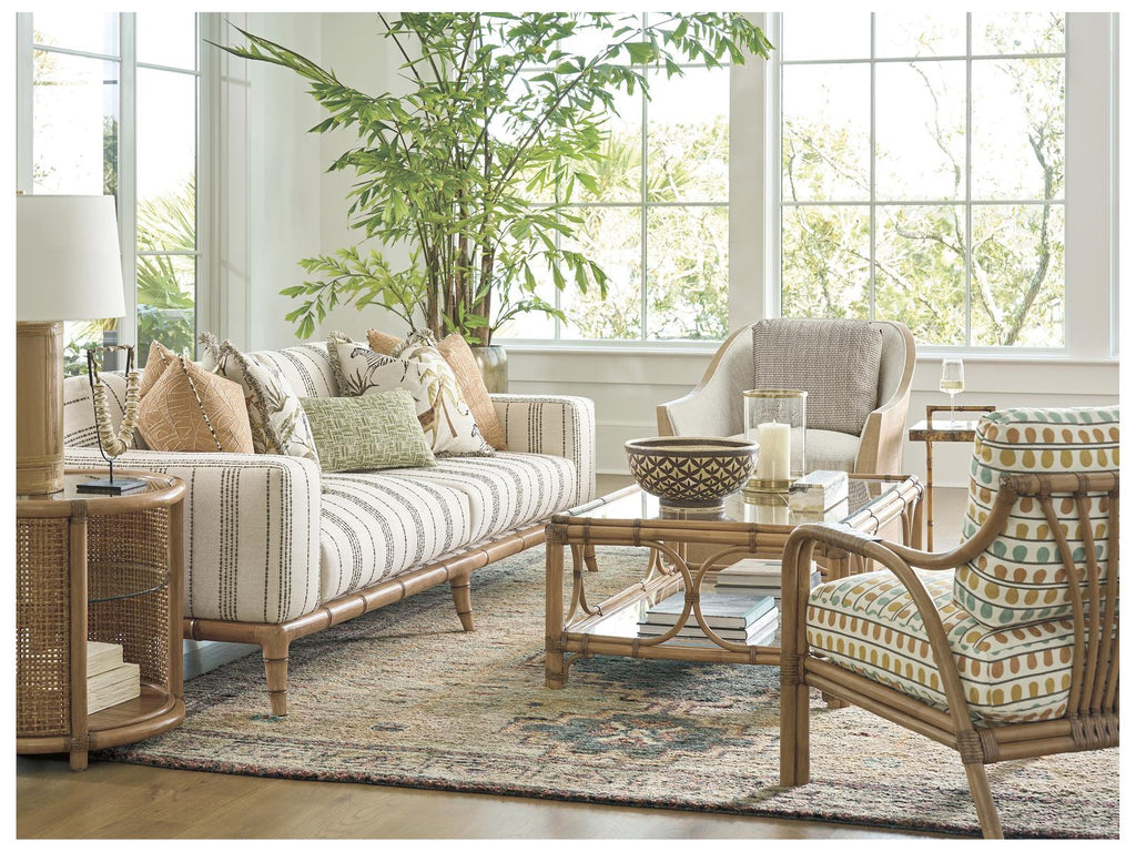 Key Biscayne Star Island 2-Cushion Sofa with Track Arms