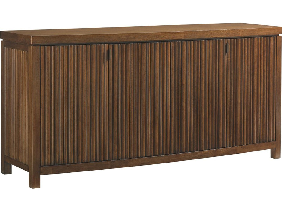 Island Fusion Sapporo Buffet Dark Walnut Wood