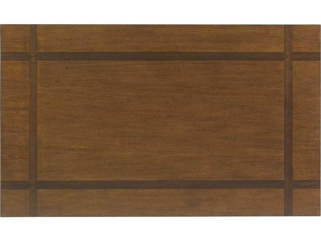 Island Fusion Castaway Rectangle Cocktail Table Walnut Inlays