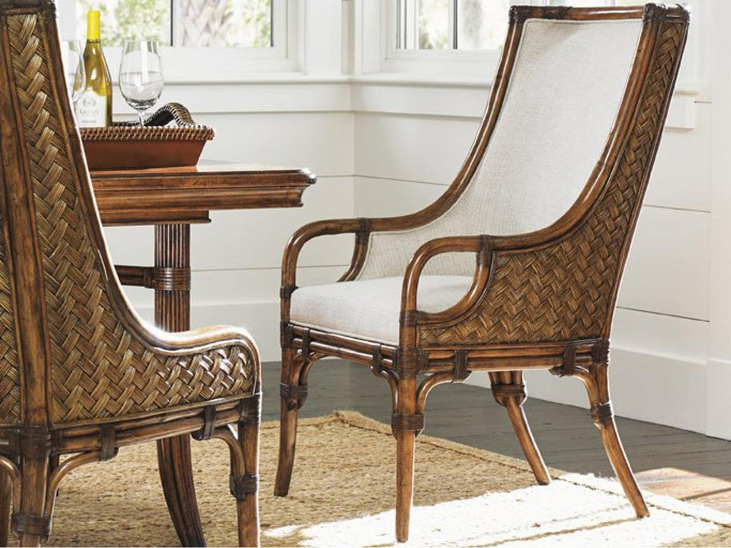Marabella Upholstered Dining Armchair Bali Hai Collection