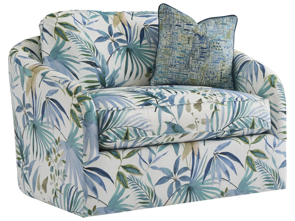 Key Biscayne Blue Chair and a Half