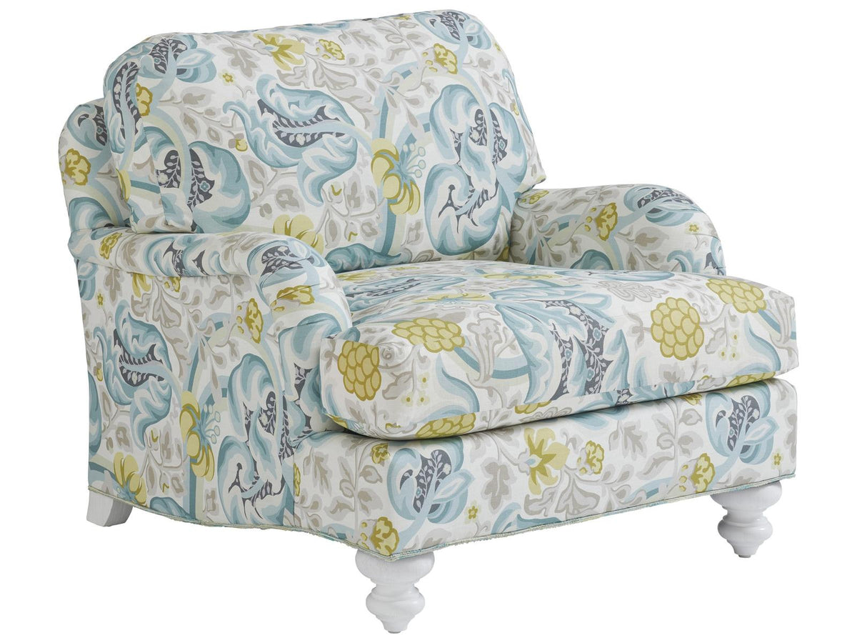 Ocean Breeze Blue Accent Chair