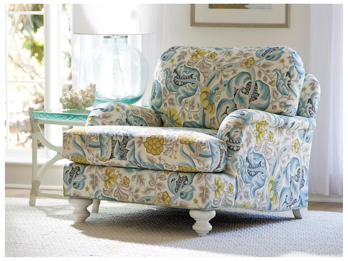 Ocean Breeze Blue Accent Chair