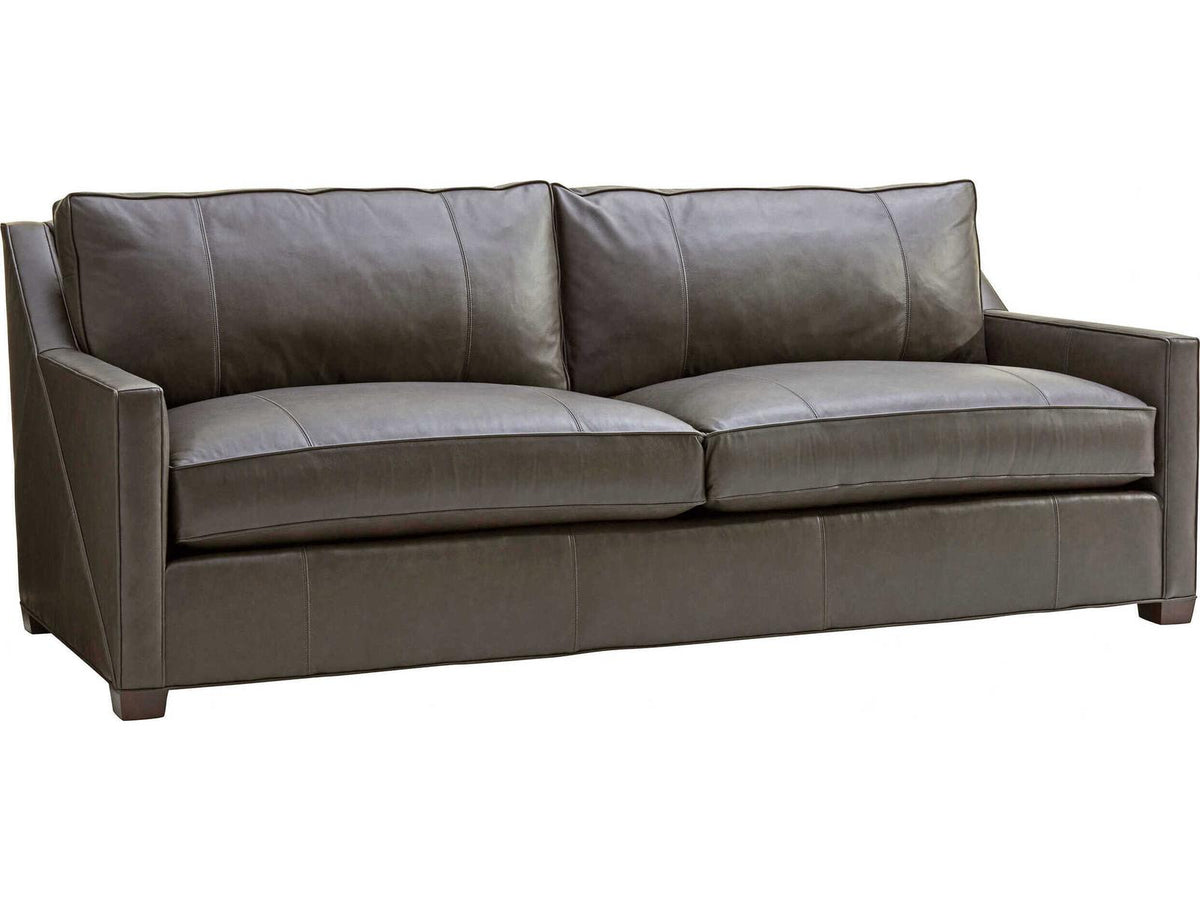 Palm Desert Lucas 3-Seat Leather Sofa in Arrowleaf Brown