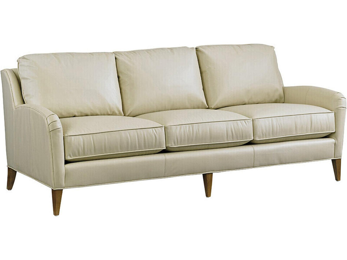 Twin Palms Coconut Grove 3-Seat Leather Sofa
