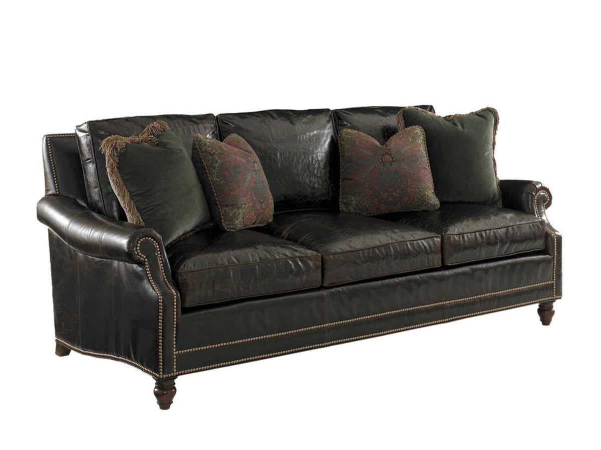 Landara 3-Seat Upholstered Sofa with Nailhead Trim