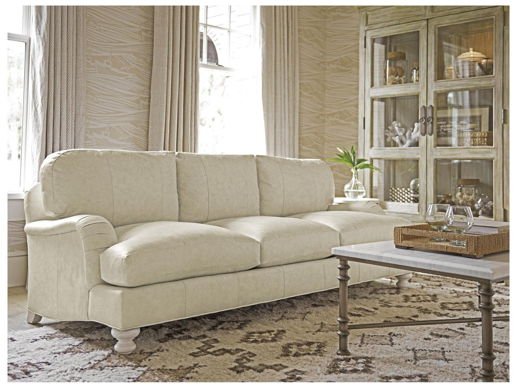 Ocean Breeze Gilmore Leather Sofa