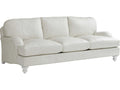 Ocean Breeze Gilmore Leather Sofa in Seashell Finish