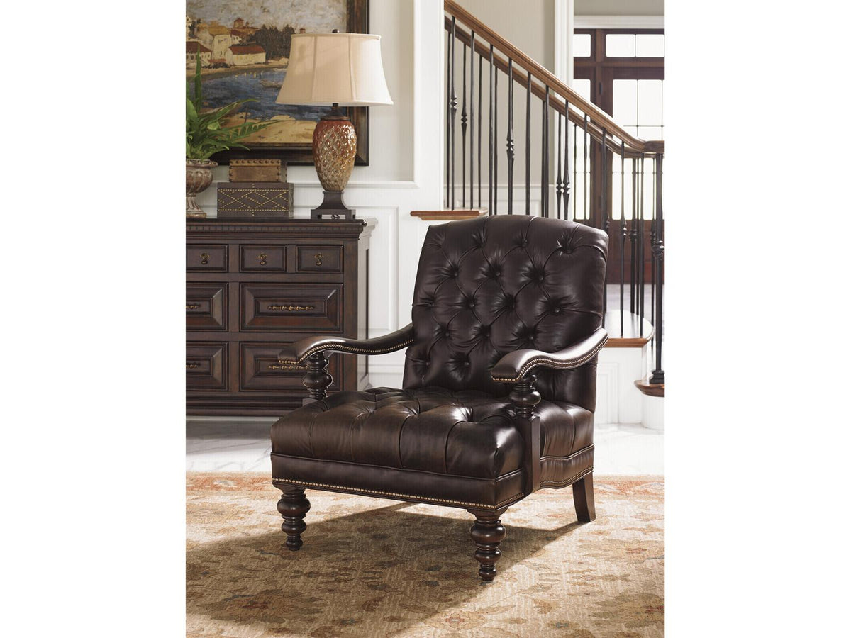 Acappella Leather Accent Chair