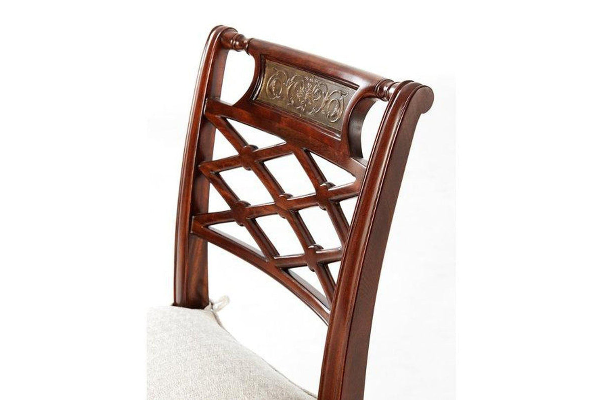 Theodore Alexander Adorned with Silk Bows Dining Chair - Set of 2