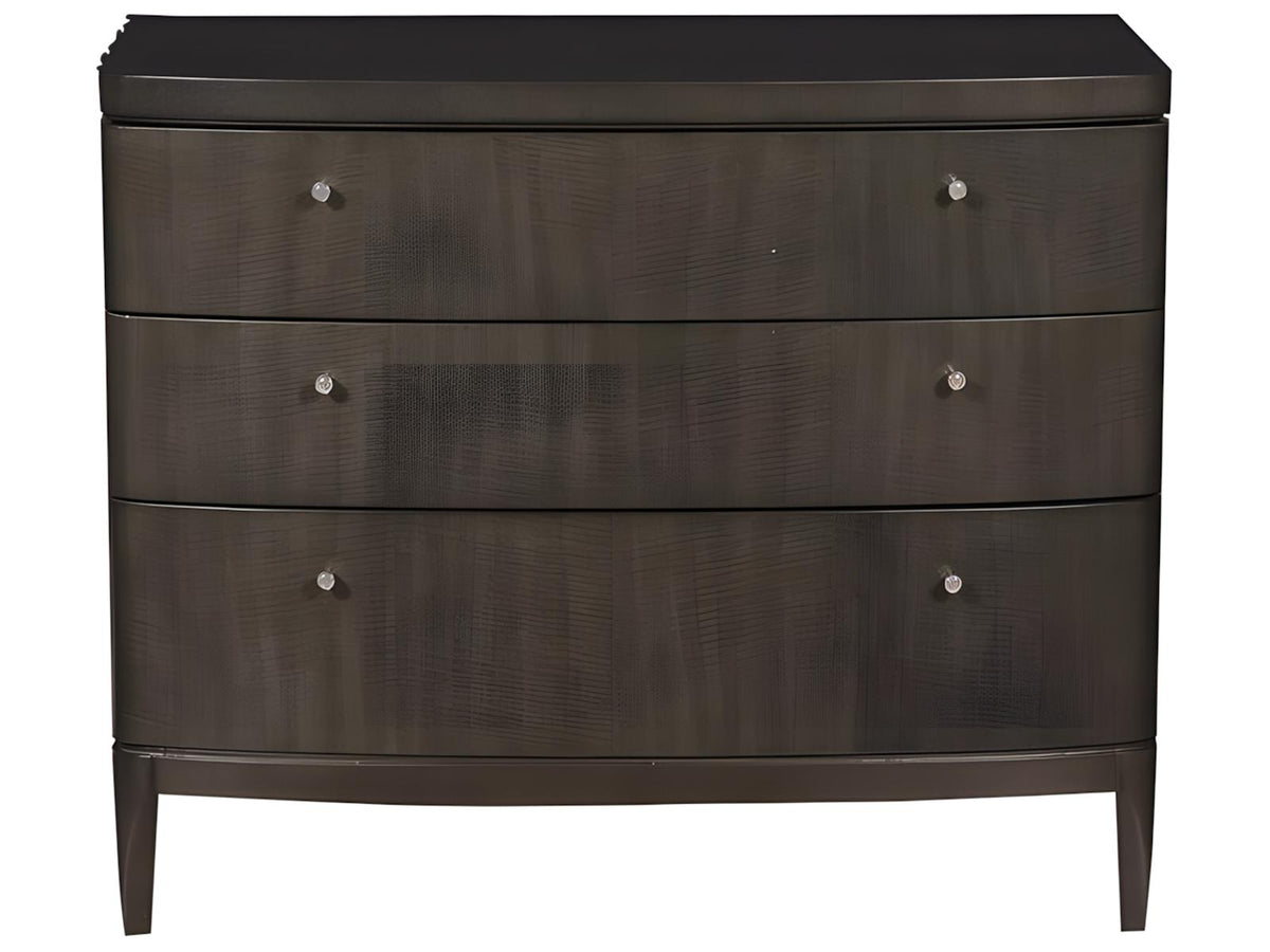 Medley Nightstand Three Drawer Peppercorn Finish