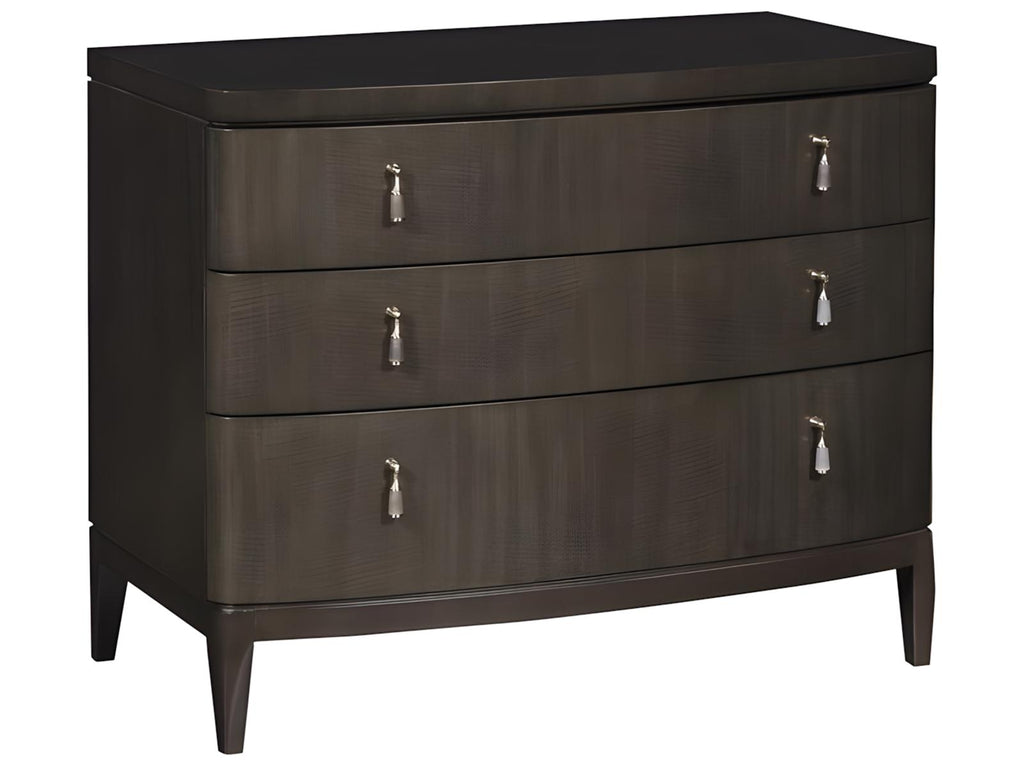 Medley Nightstand Three Drawer Peppercorn Finish