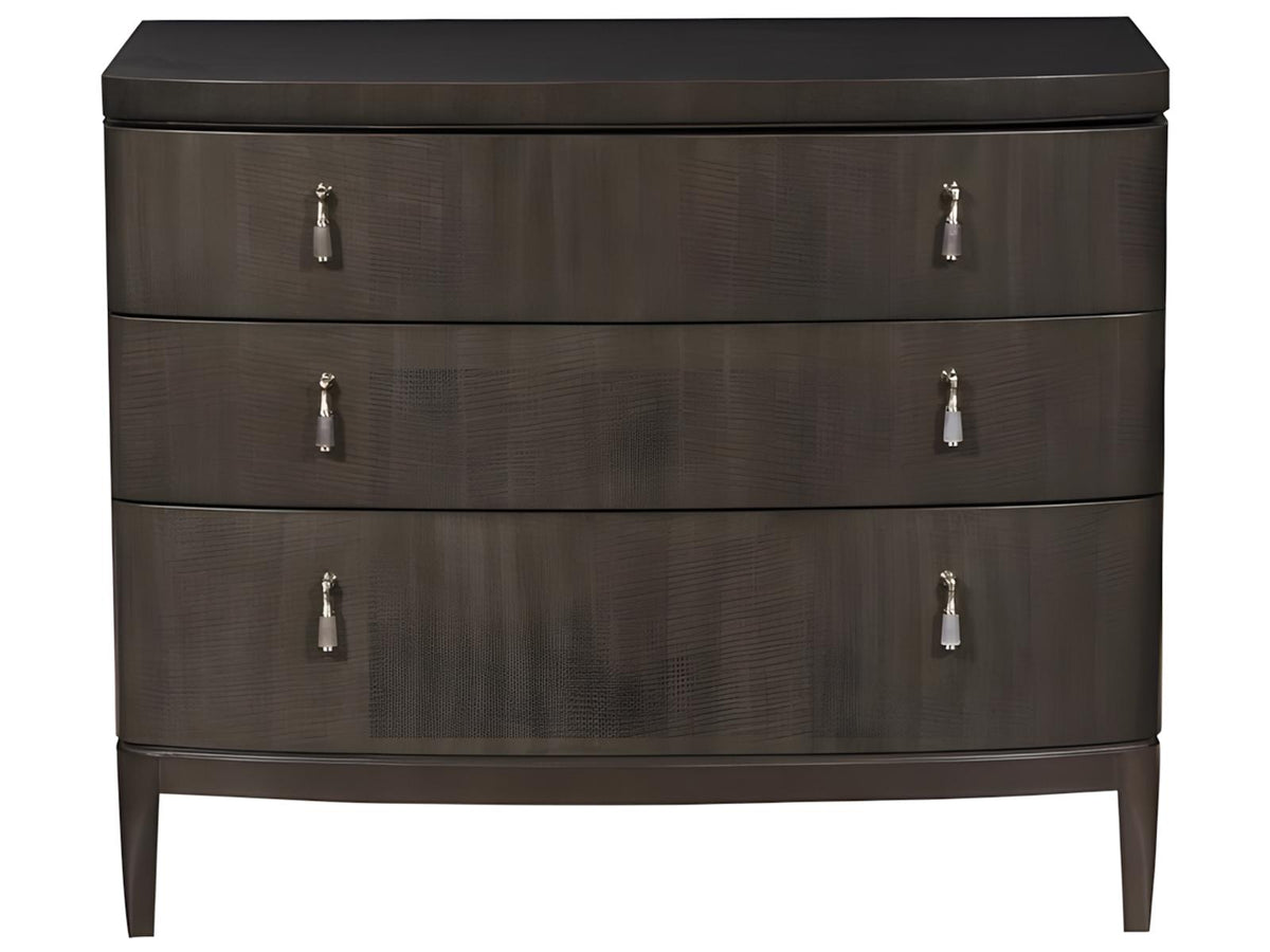 Medley Nightstand Three Drawer Peppercorn Finish