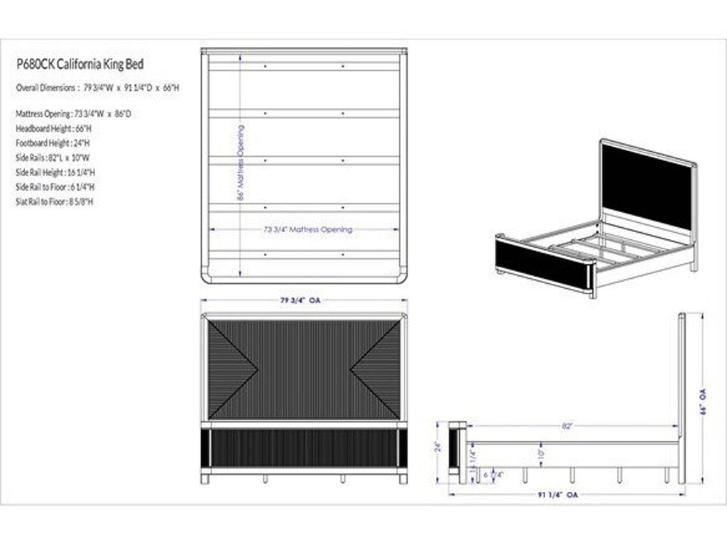 Form Natural Oak Wood King Platform Bed