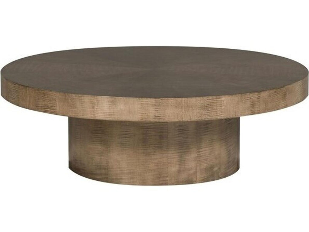 Splendor Round Coffee Table in Mocha Finish