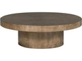 Splendor Round Coffee Table in Mocha Finish