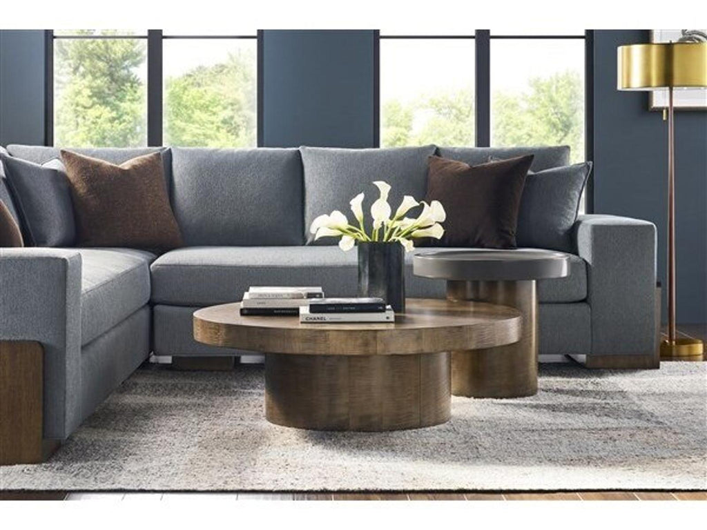 Splendor Round Coffee Table in Mocha Finish