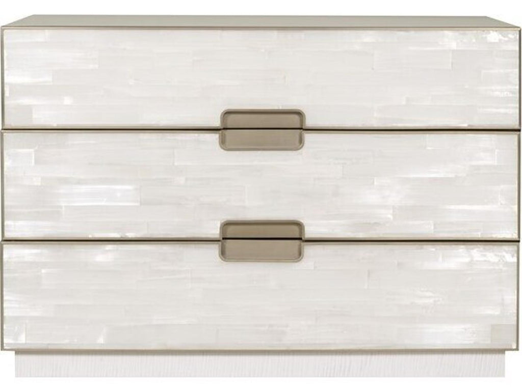 Splendor 3-Drawers White Double Dresser