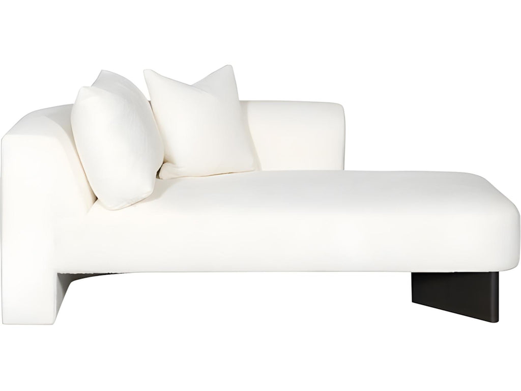 Ease White Upholstered Sectional Sofa