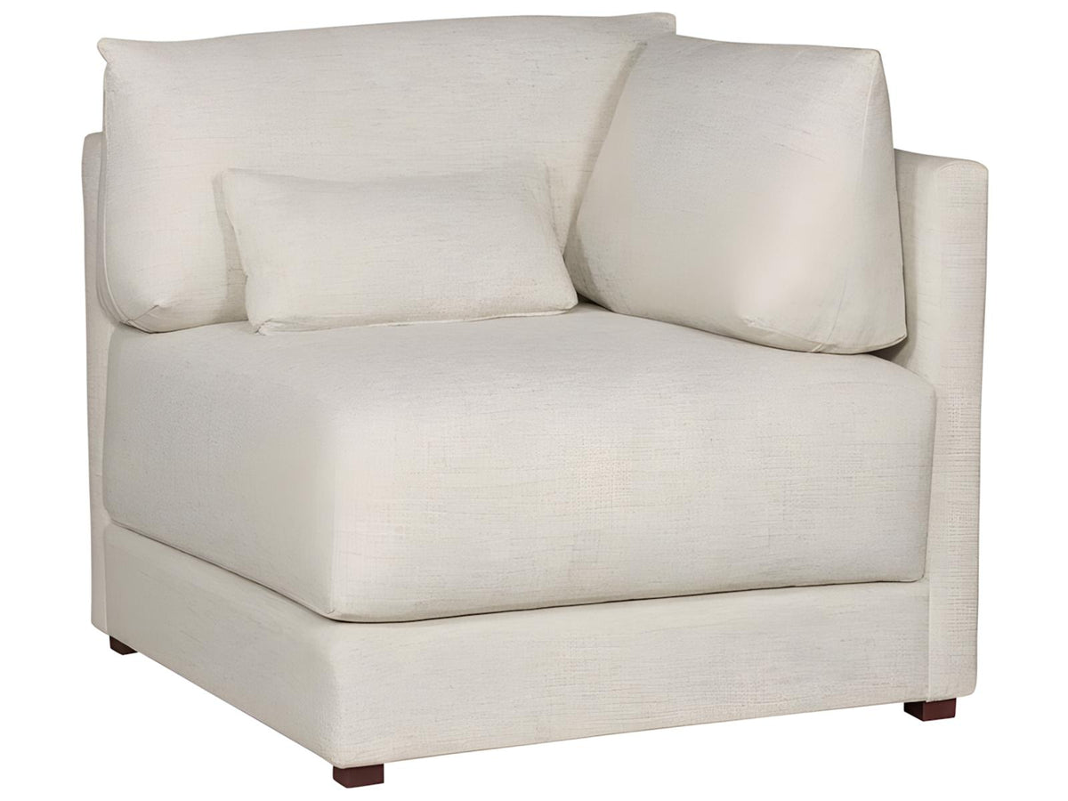 Ease Beige Upholstered Sectional Sofa
