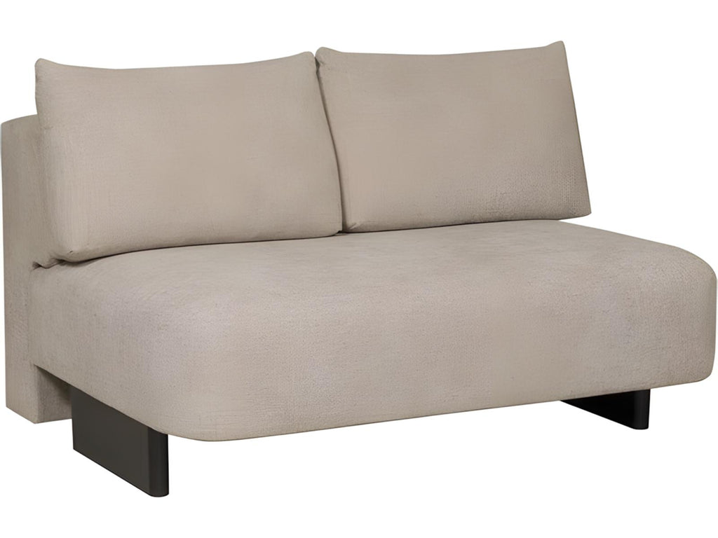 Ease Beige Upholstered Sectional Sofa