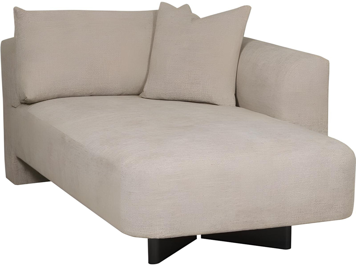 Ease Beige Upholstered Sectional Sofa