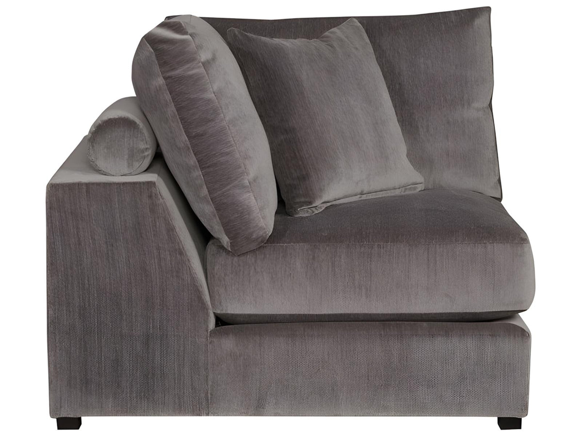 Ease Gray Upholstered Sectional Sofa