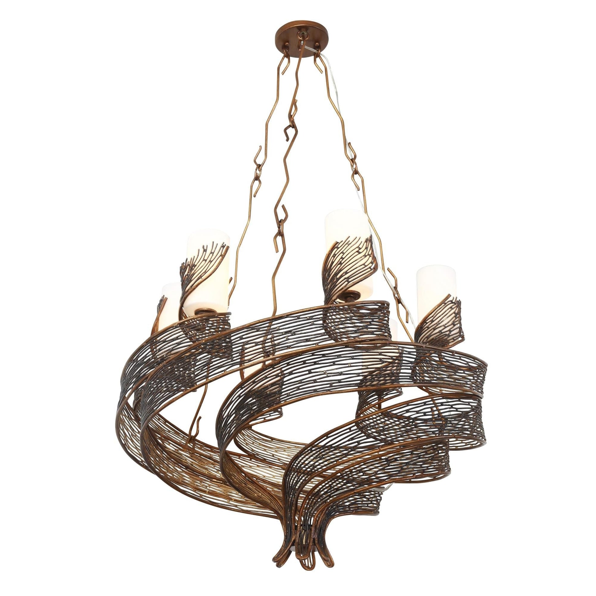 Varaluz Flow 29 Inch 6 Light Chandelier Cp37972
