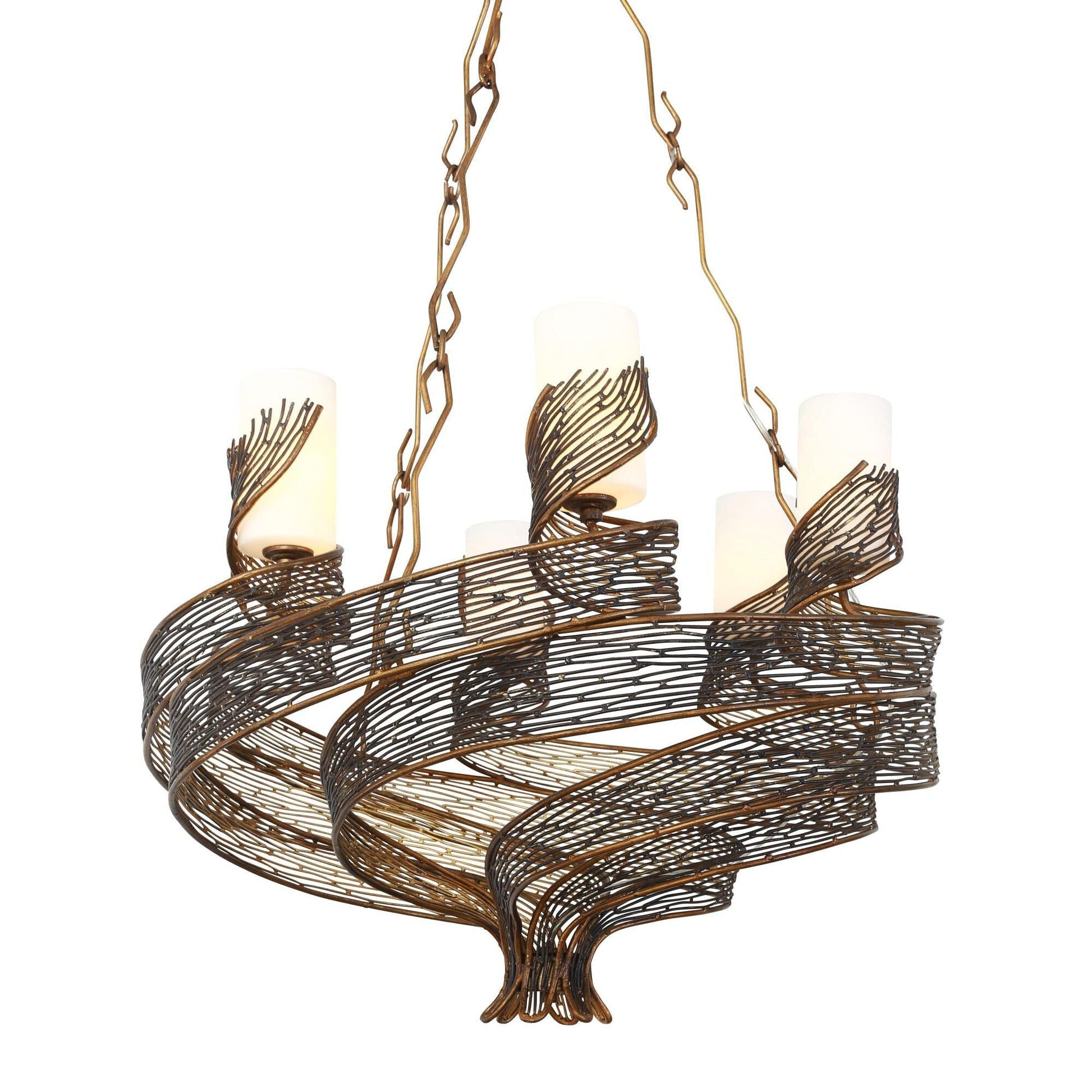 Varaluz Flow 29 Inch 6 Light Chandelier Cp37972