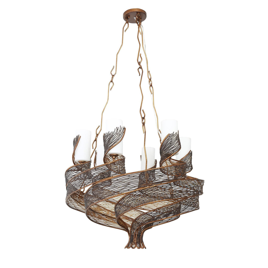 Varaluz Flow 29 Inch 6 Light Chandelier Cp37972
