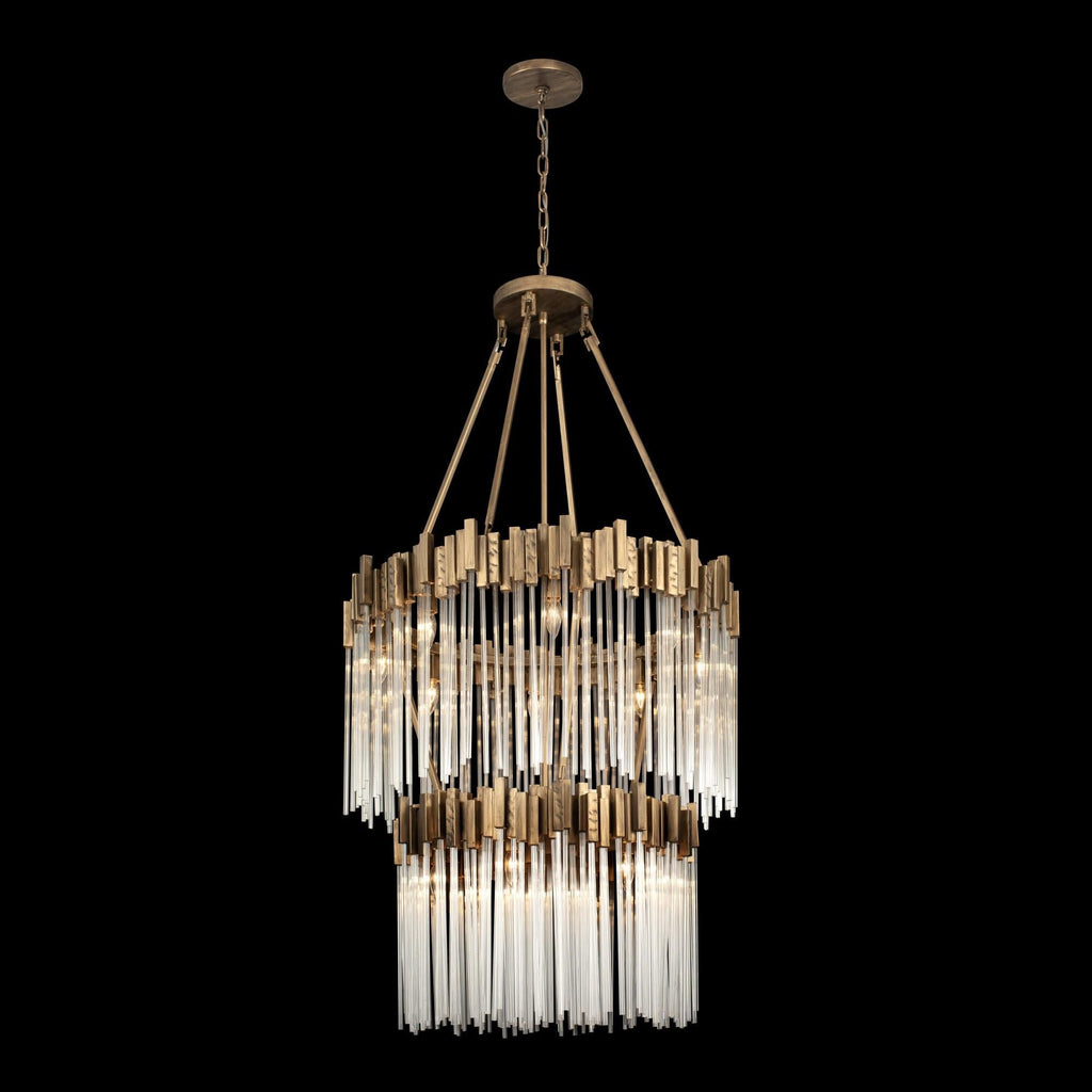 Varaluz Matrix 30 Inch 14 Light Chandelier Cp441068