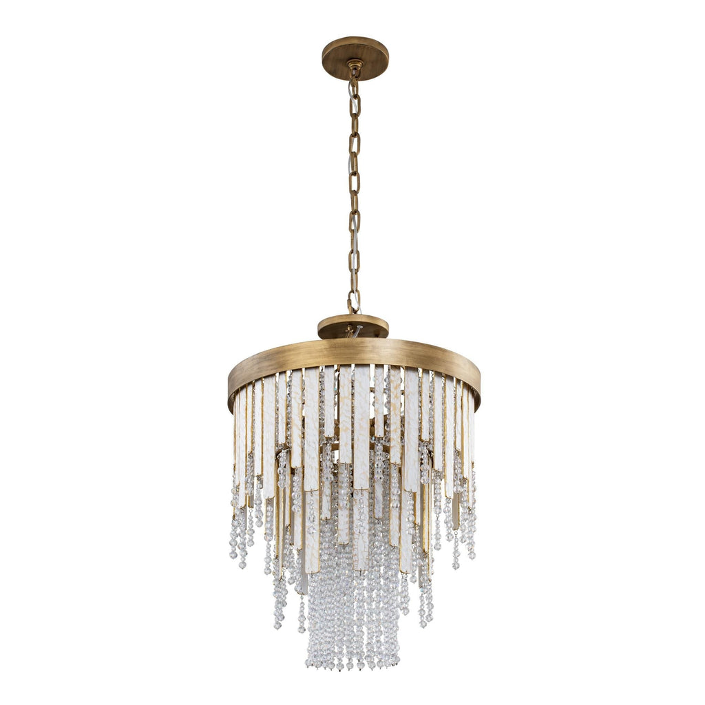 Varaluz Lafayette 18 Inch 4 Light Mini Chandelier Cp749280