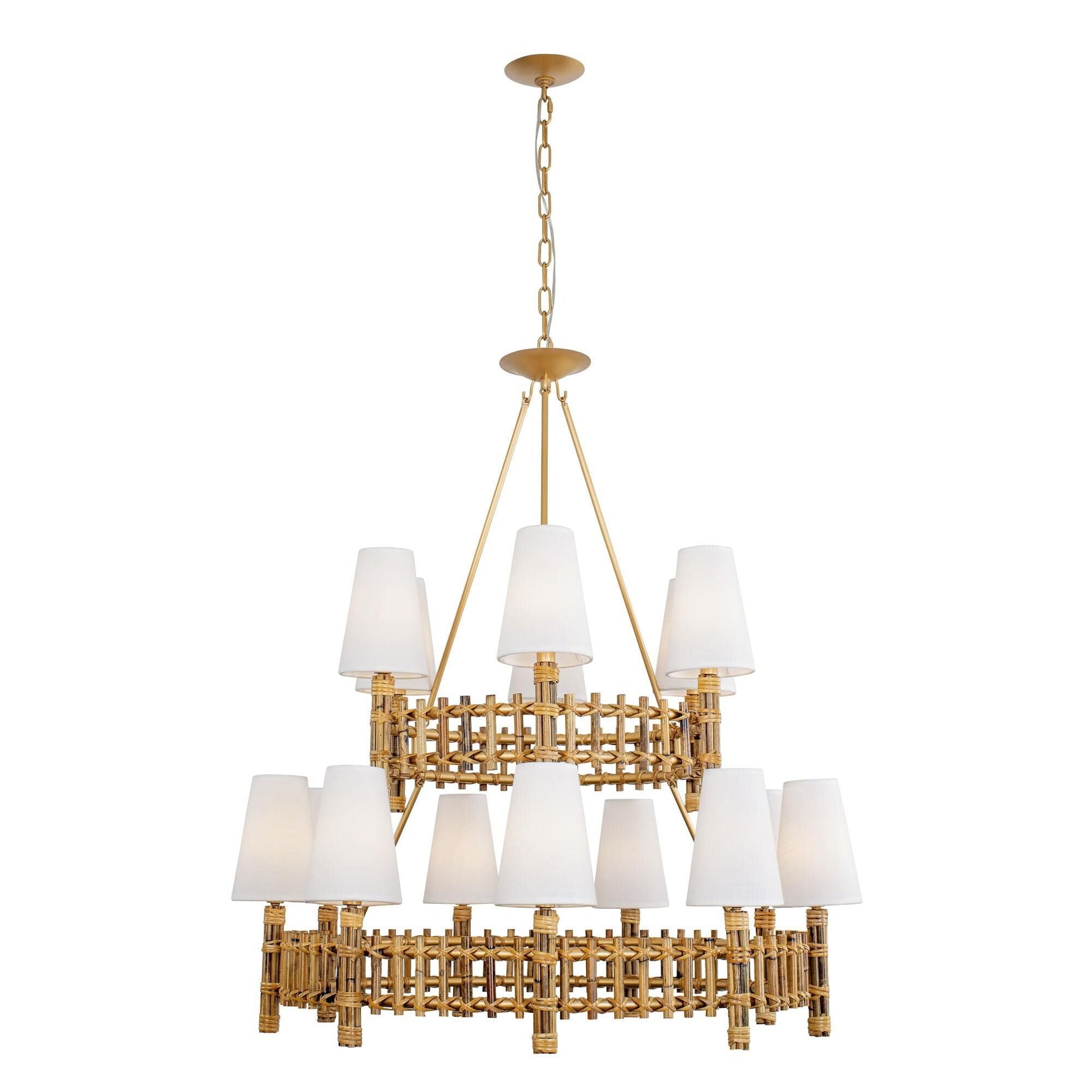 Varaluz Nevis 36 Inch 15 Light Led Chandelier Cp757035