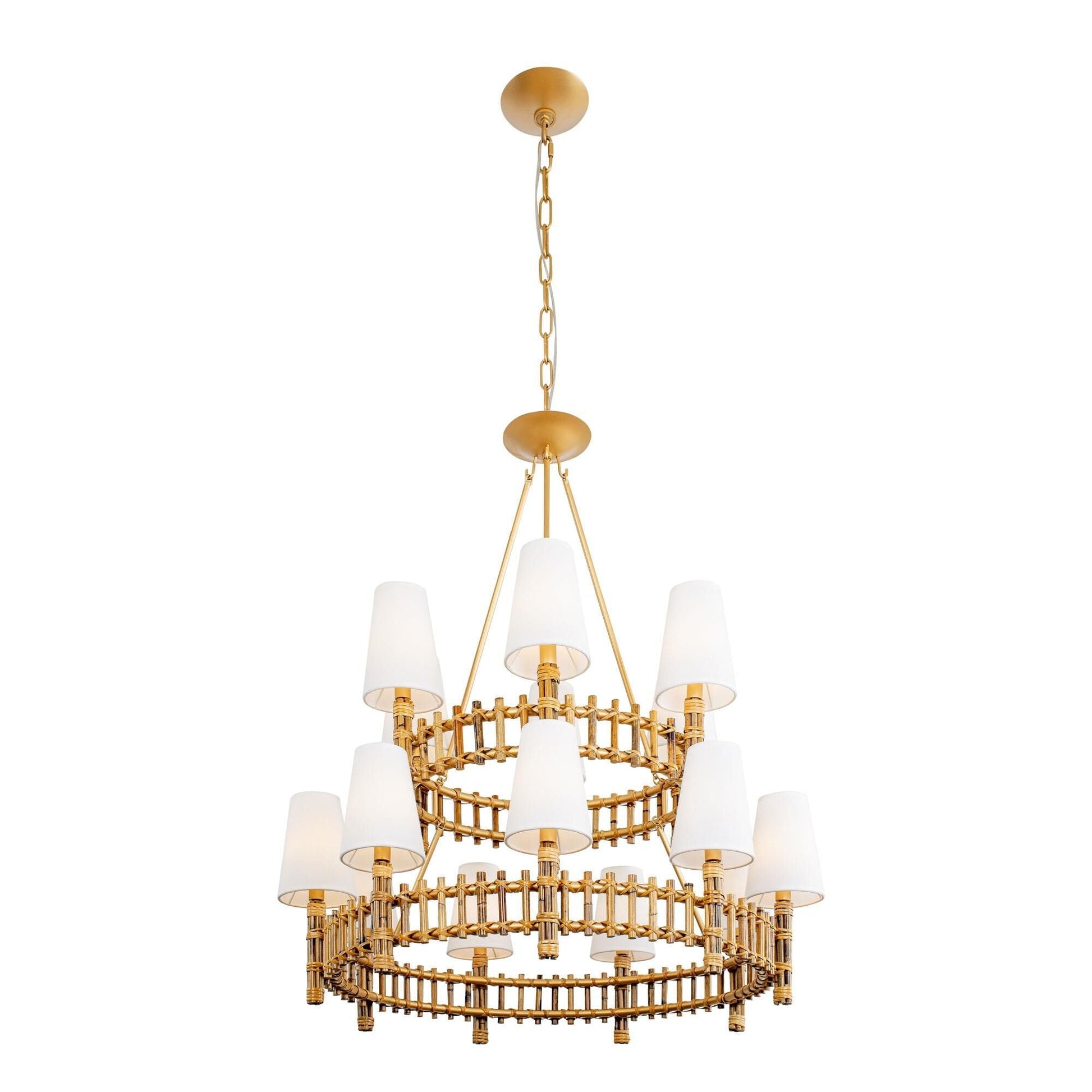 Varaluz Nevis 36 Inch 15 Light Led Chandelier Cp757035